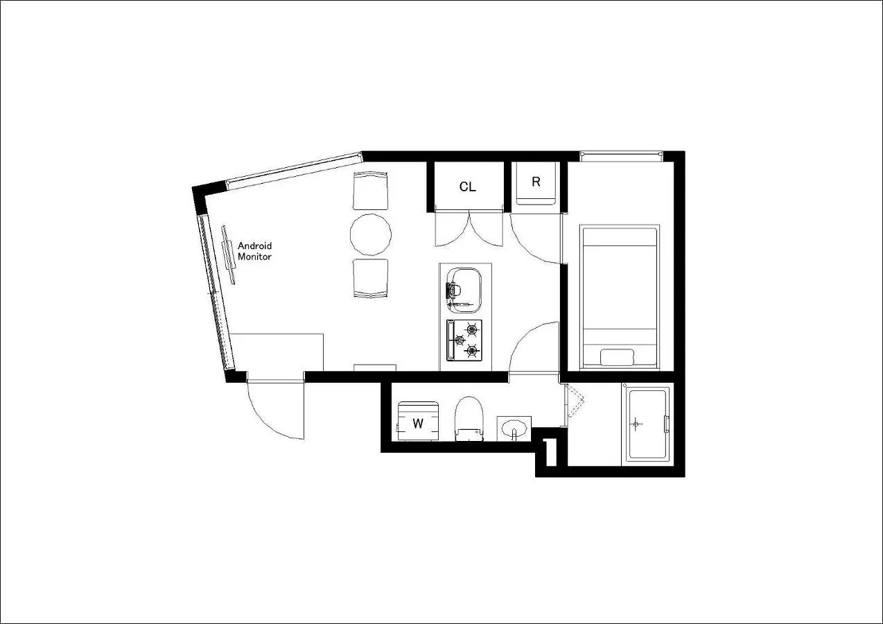 Apartmán Trias540 Prefektura Tokio 0*,